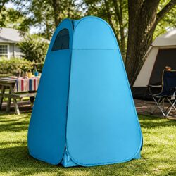 Premium Pop Up Shower Tent for Outdoor Use - Blue