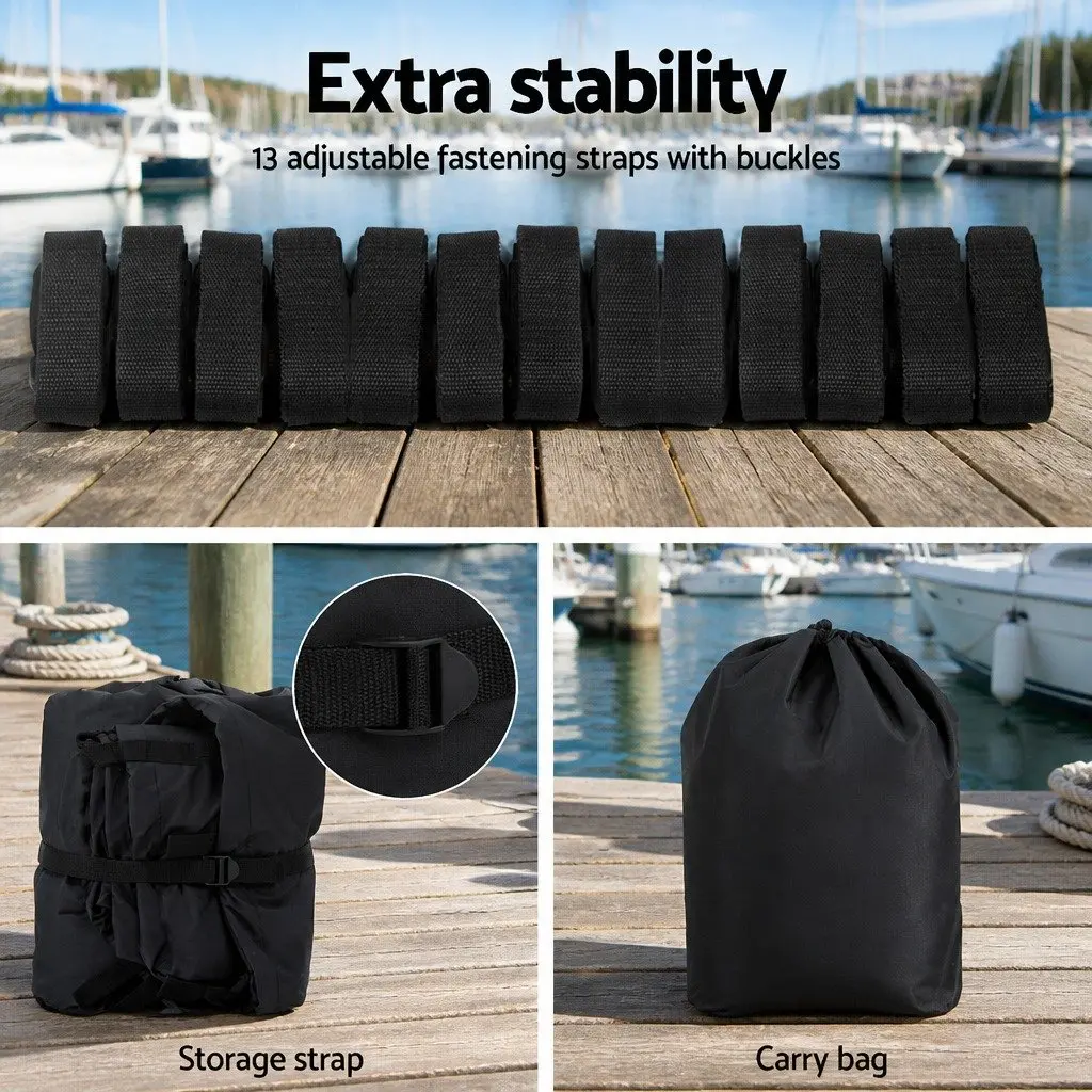 Heavy-Duty Boat Cover for 19-21ft Trailerable Vessels