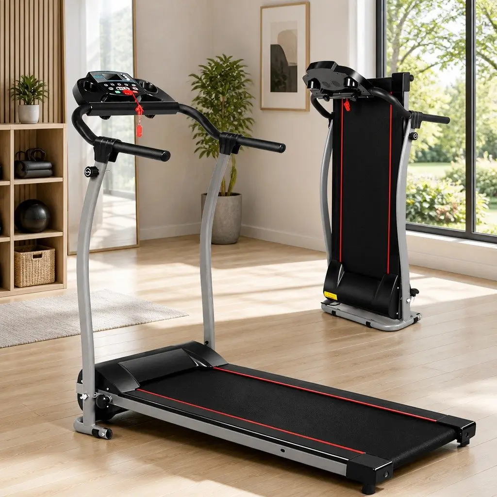 Electric Treadmill for Home Workouts with 12 Programs