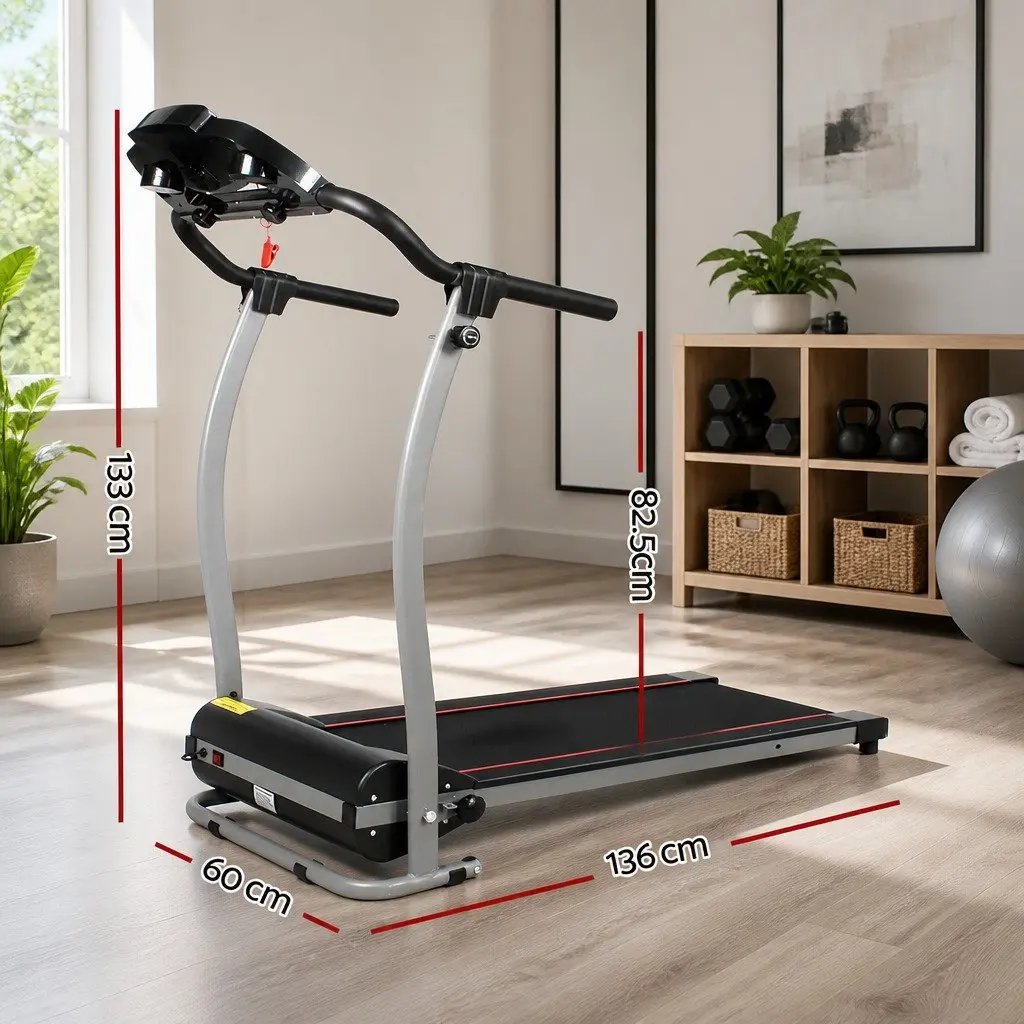 Electric Treadmill for Home Workouts with 12 Programs