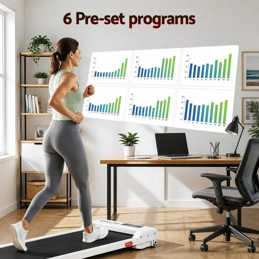 3-in-1 Walking Pad Treadmill with 12% Incline White