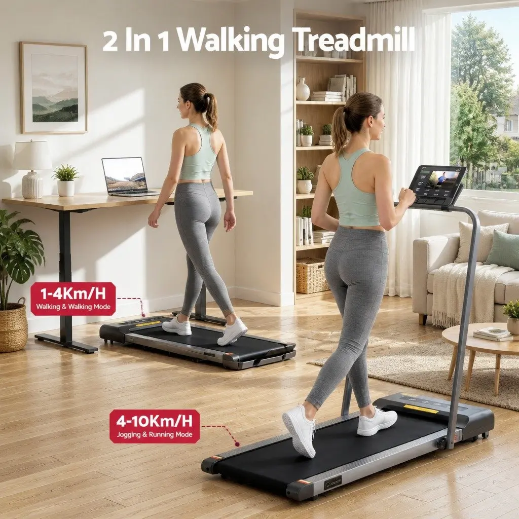 Foldable Electric Walking Pad Treadmill