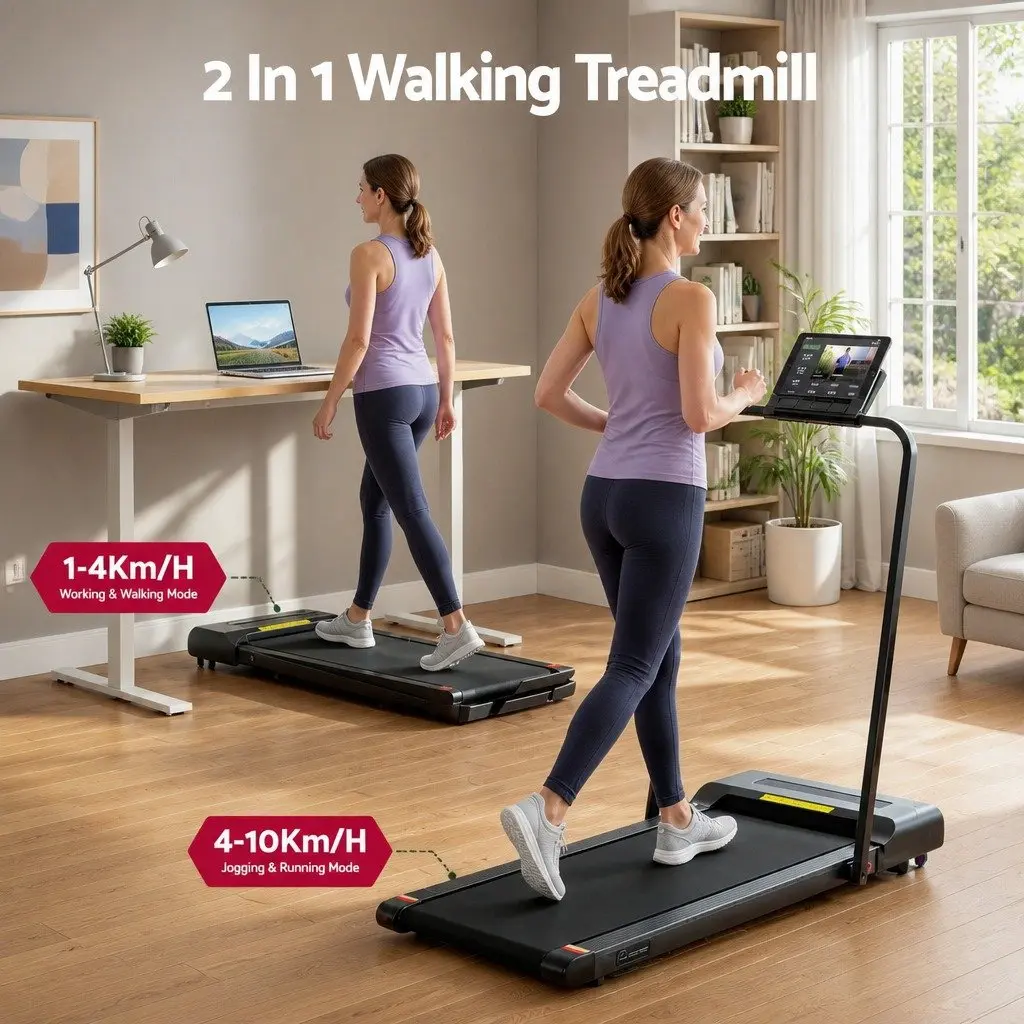Foldable Electric Walking Pad for Home Use