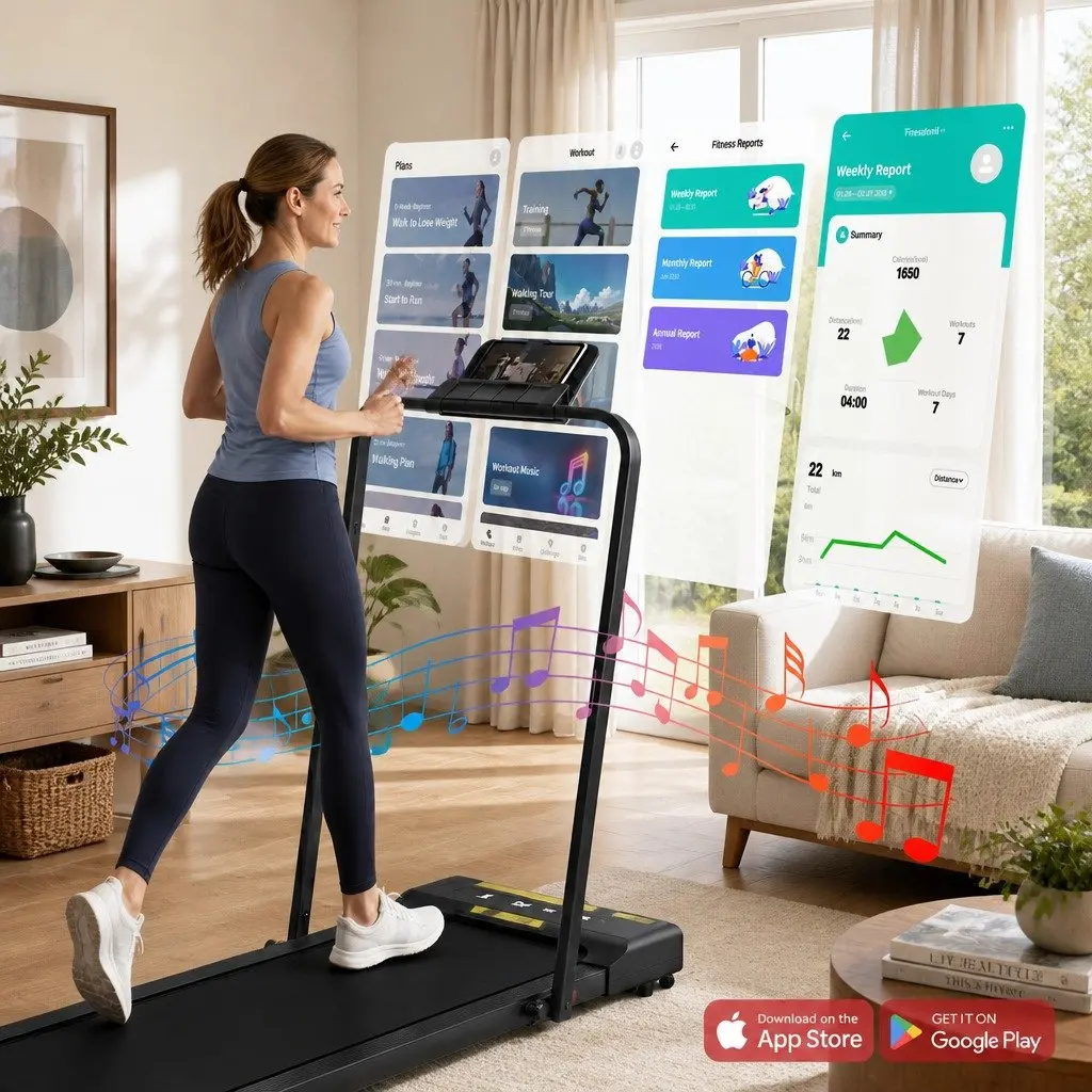 Foldable Electric Walking Pad for Home Use