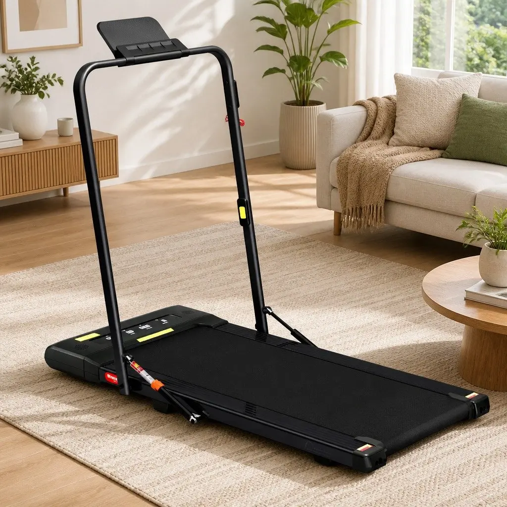 Foldable Electric Walking Pad Treadmill 400mm Black