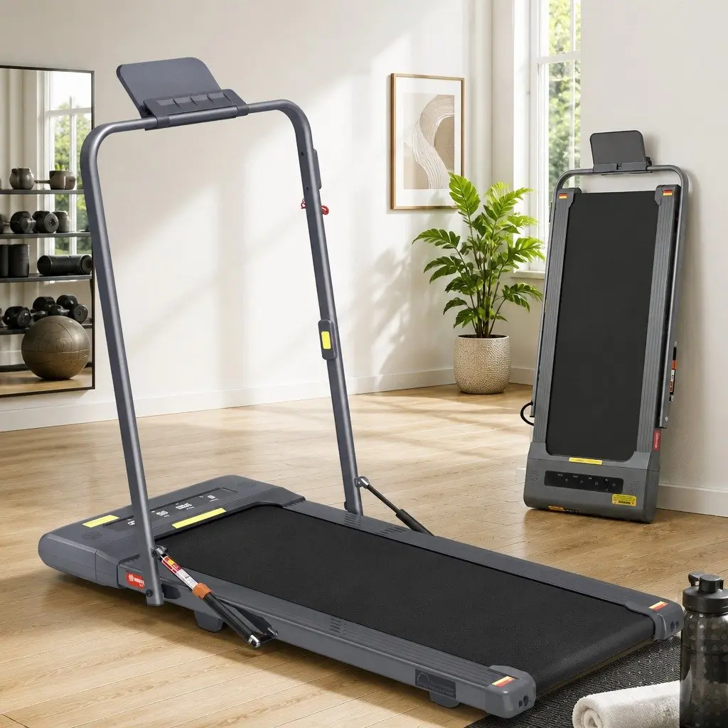 2 in 1 Electric Walking Pad Under Desk Treadmill