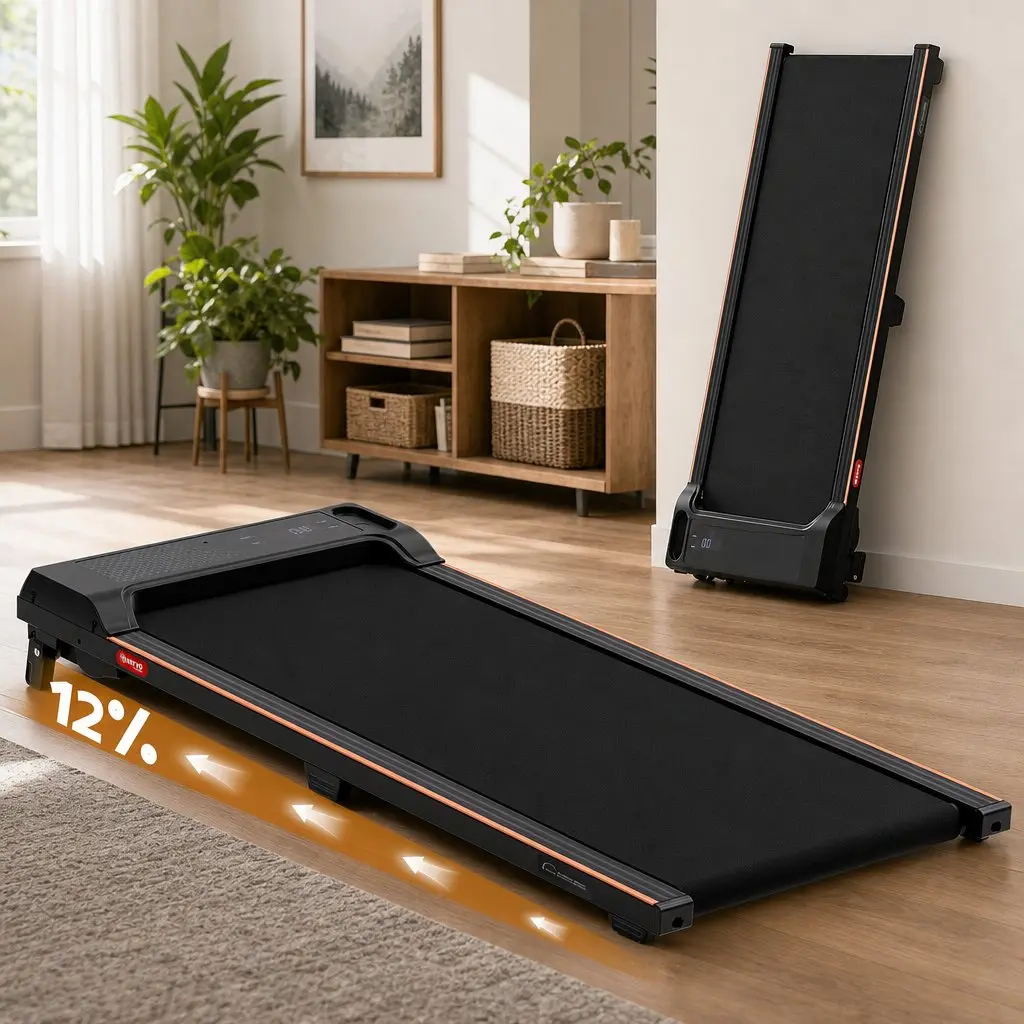 3 in 1 Walking Pad Treadmill with 12% Incline
