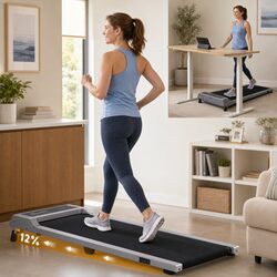 Premium 3 in 1 Walking Pad Treadmill with 12% Incline