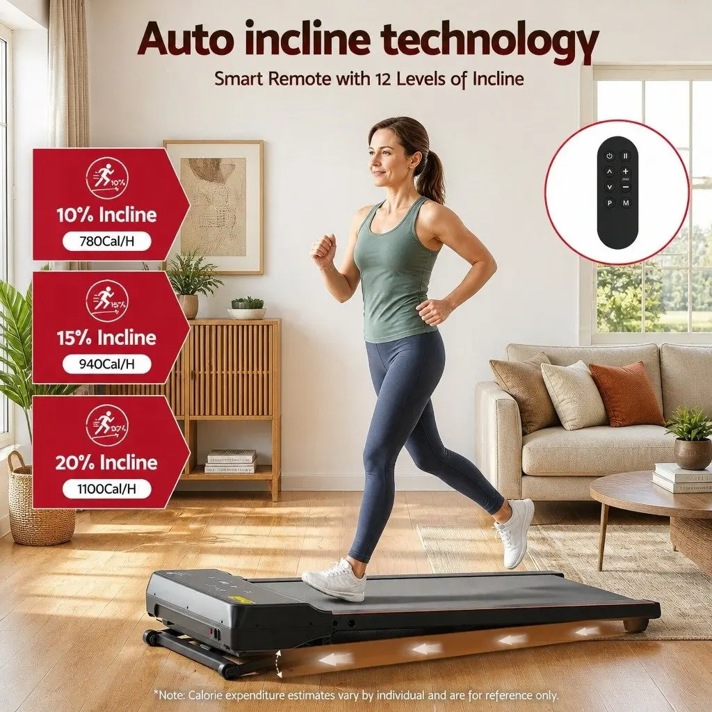 3 in 1 Walking Pad Treadmill with Auto Incline