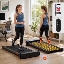 Dual-Sided Walking Pad Treadmill with Foot Massage