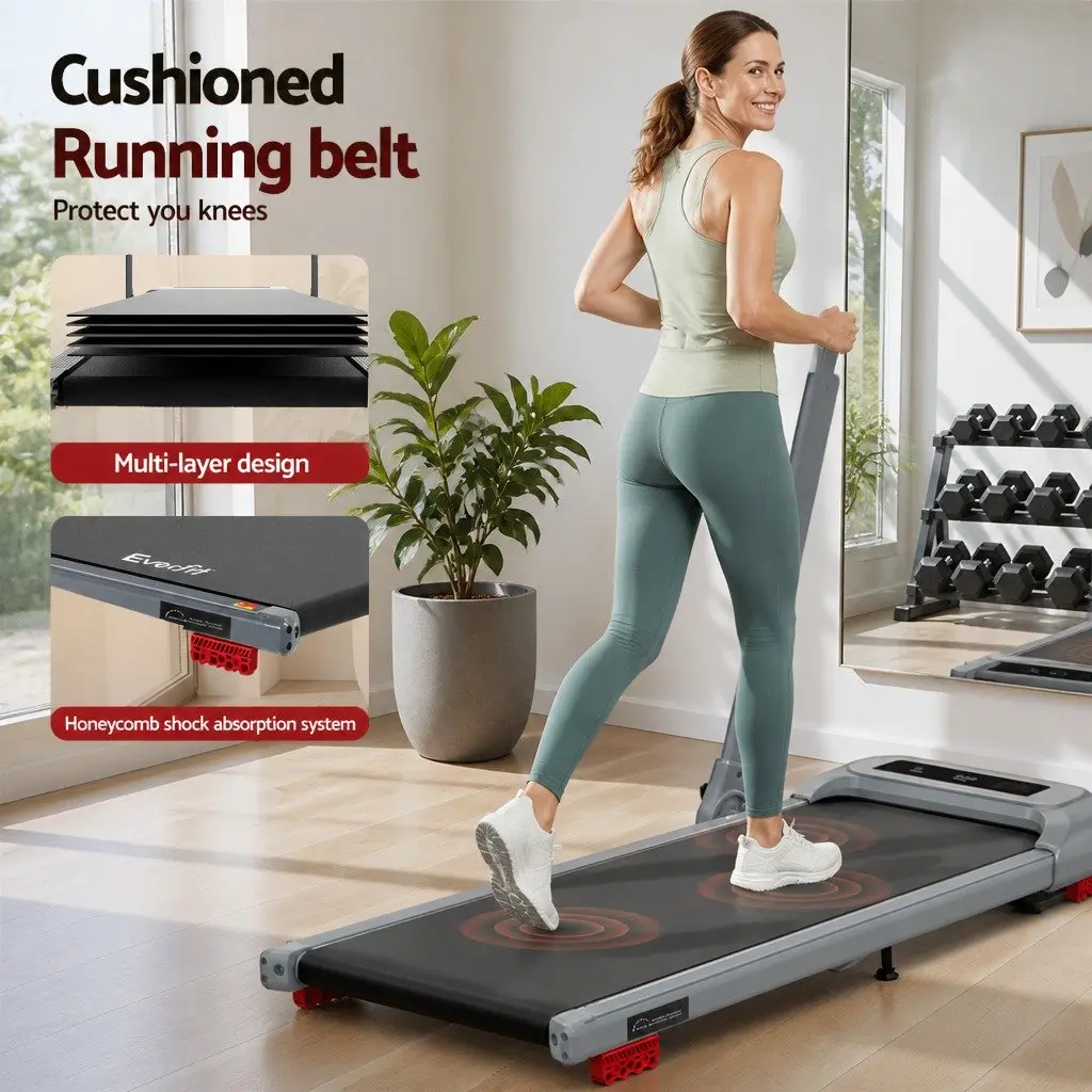 Electric Treadmill with 3-Level Incline