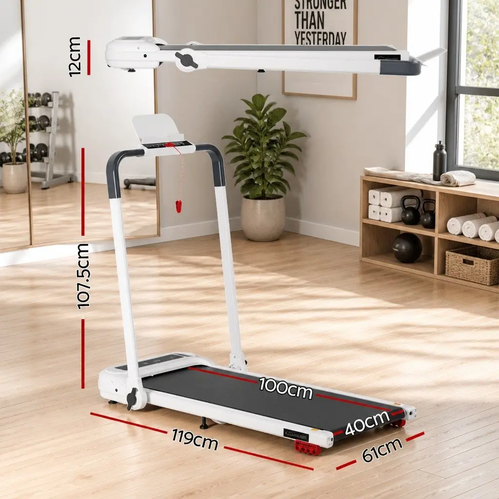 Foldable Electric Walking Pad Treadmill with Incline Options