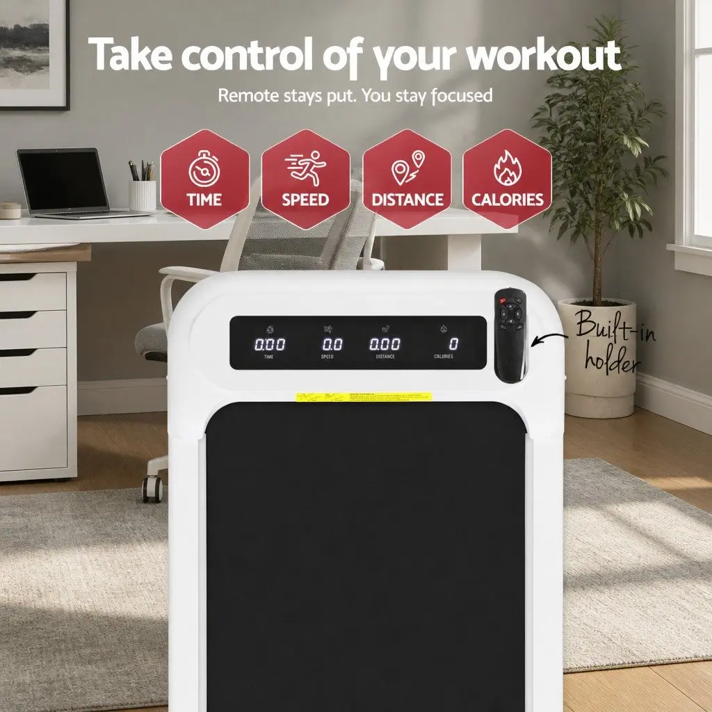 Electric Walking Pad Treadmill with 3 Incline Levels