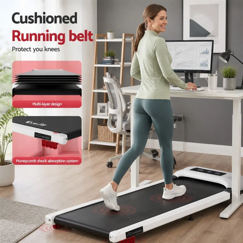 Electric Walking Pad Treadmill with 3 Incline Levels