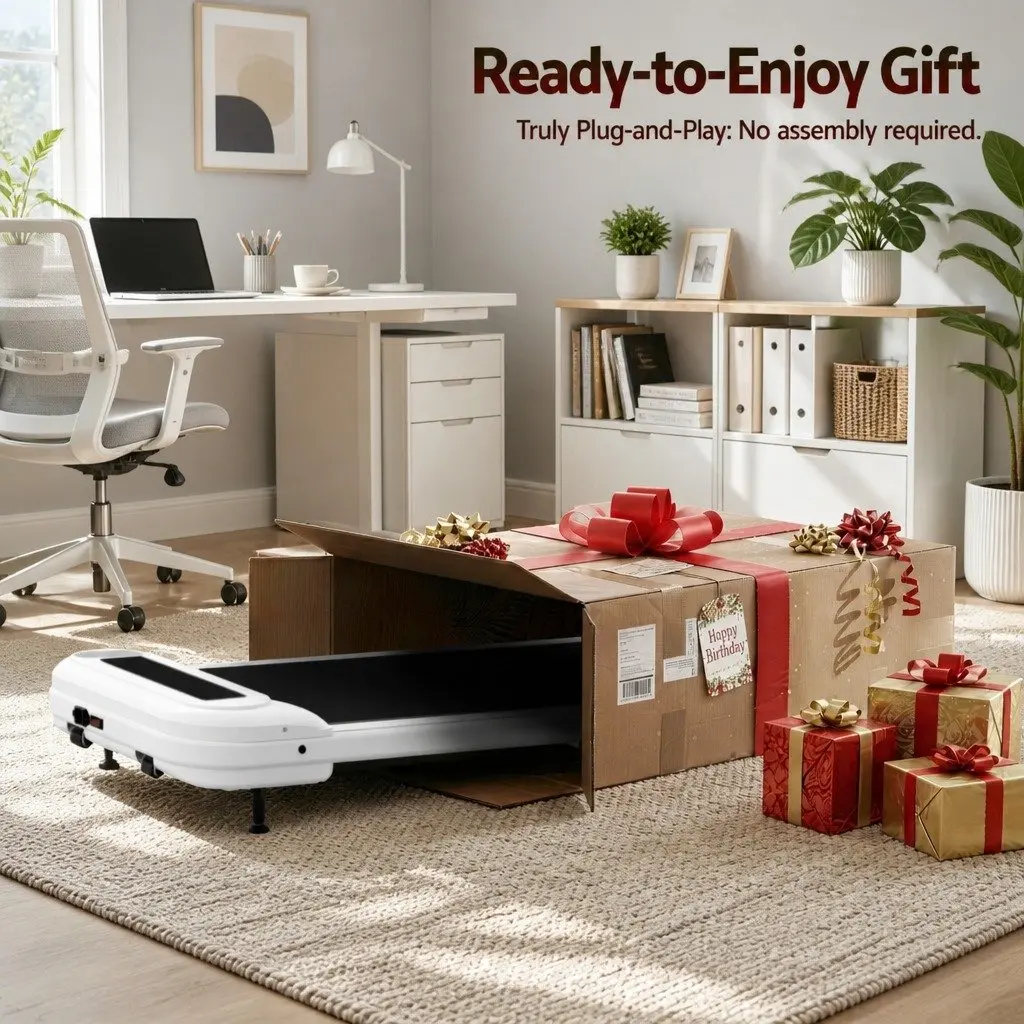 Electric Walking Pad Treadmill with 3 Incline Levels