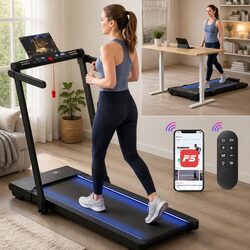 High-Quality 3-in-1 Walking Pad Treadmill with LED Lights