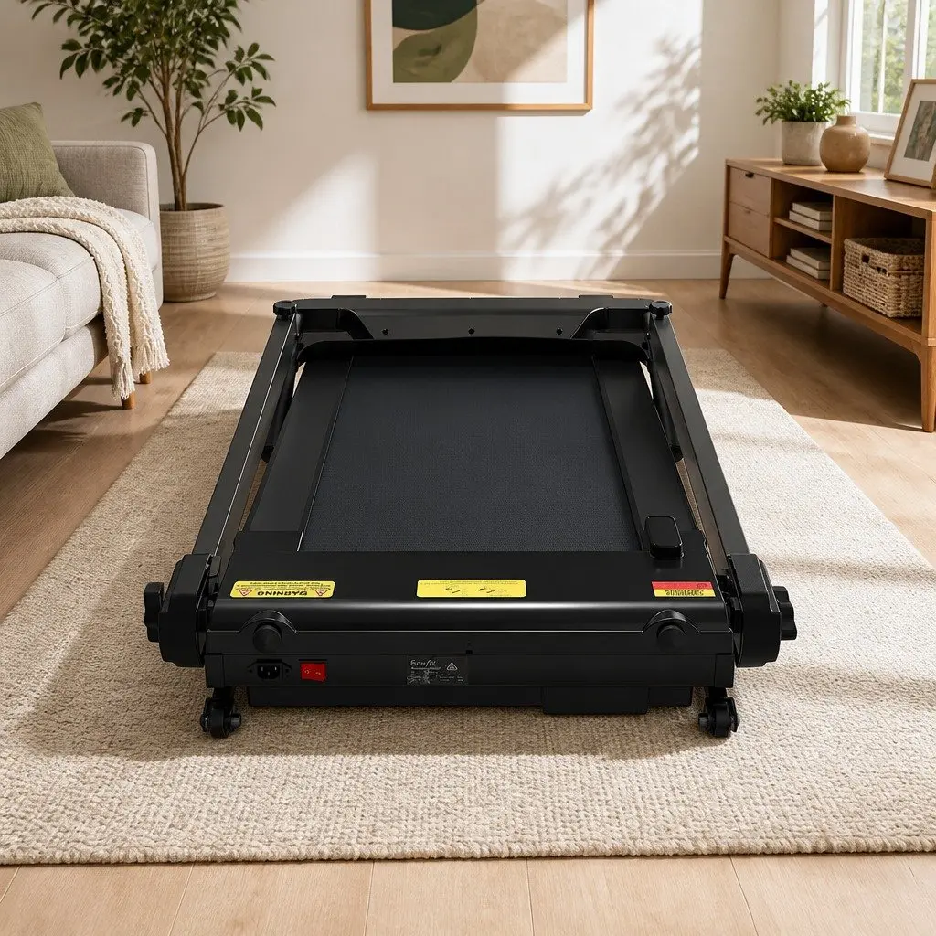 Foldable Electric Treadmill with LCD Display