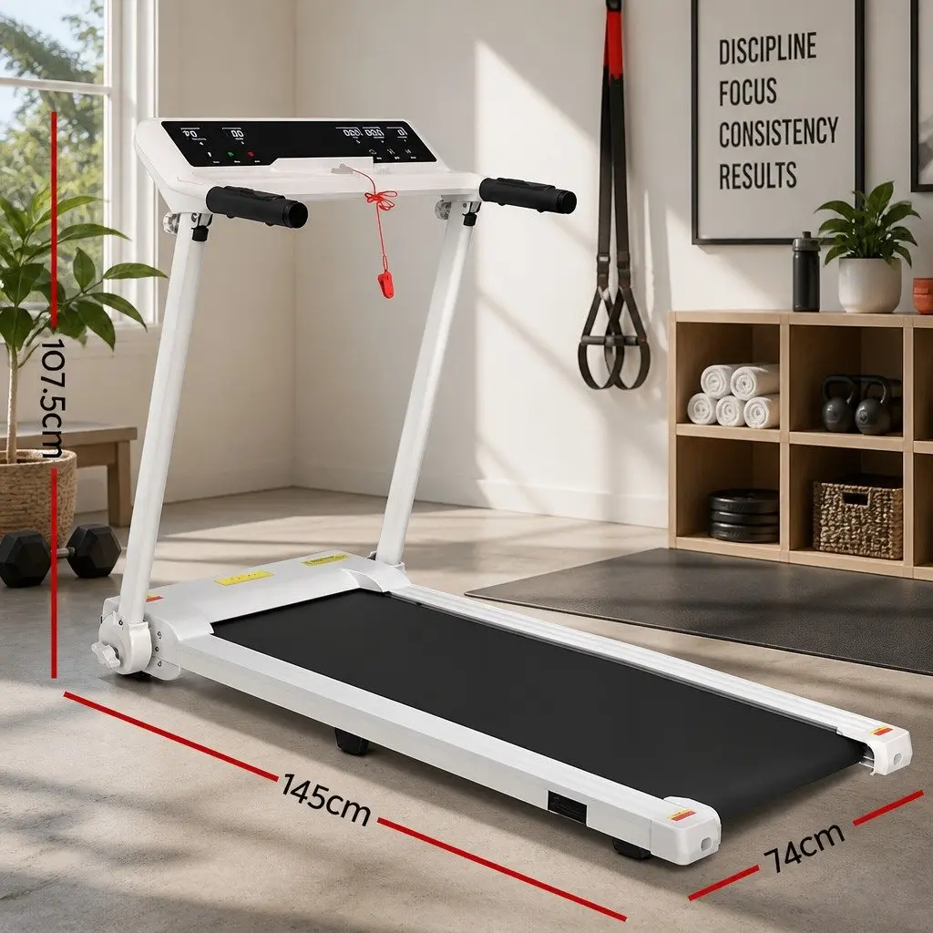 Foldable Electric Treadmill for Home Gym with 12 Programs