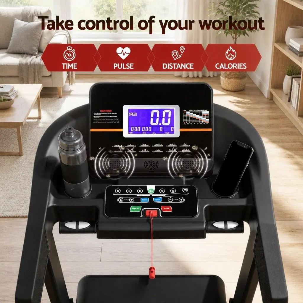 Electric Treadmill with Auto Incline and 12 Programs