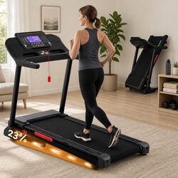 Auto Incline Electric Treadmill with 16 Programs