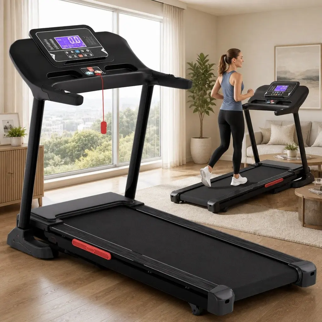 Auto Incline Electric Treadmill with 16 Programs