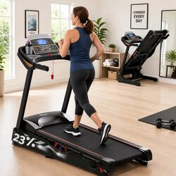High-Quality Electric Treadmill with 18 Speed Options
