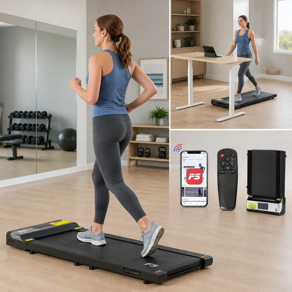Foldable Electric Walking Pad for Home Gym