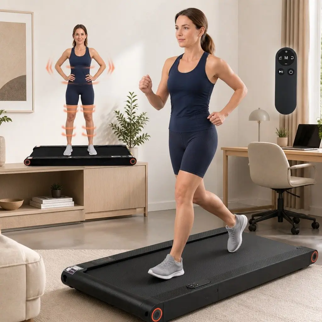 4-in-1 Compact Walking Pad Treadmill with App Connectivity