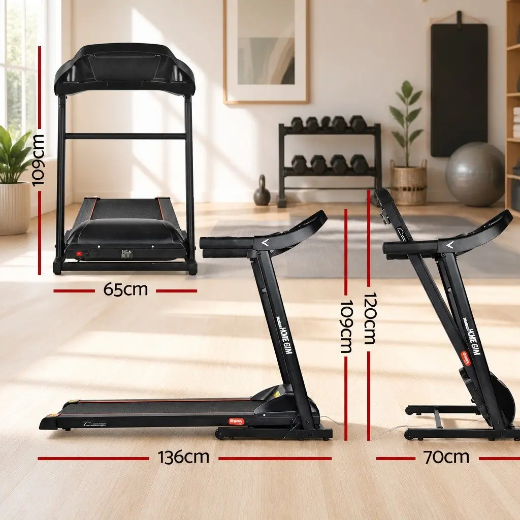 Foldable Electric Treadmill for Home Use