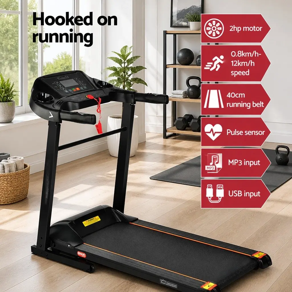 Foldable Electric Treadmill for Home Use