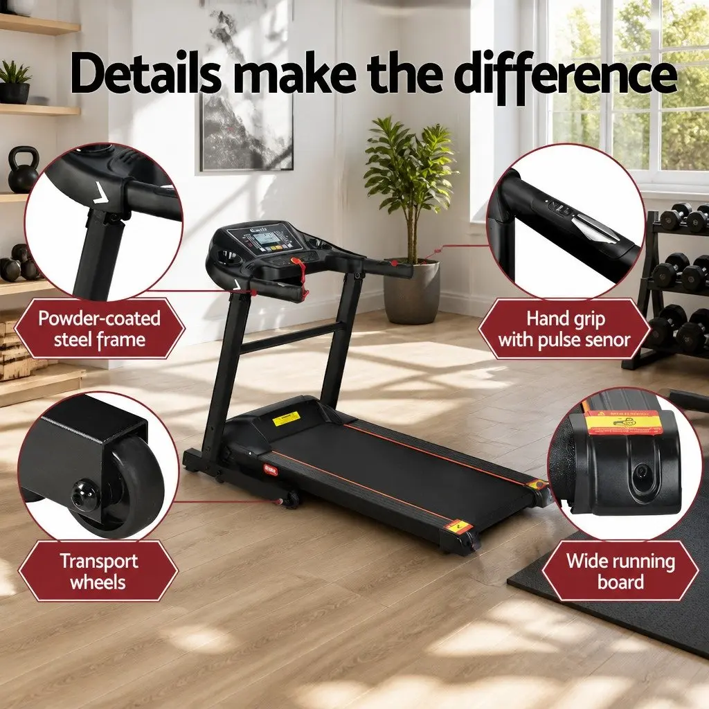 Foldable Electric Treadmill for Home Use