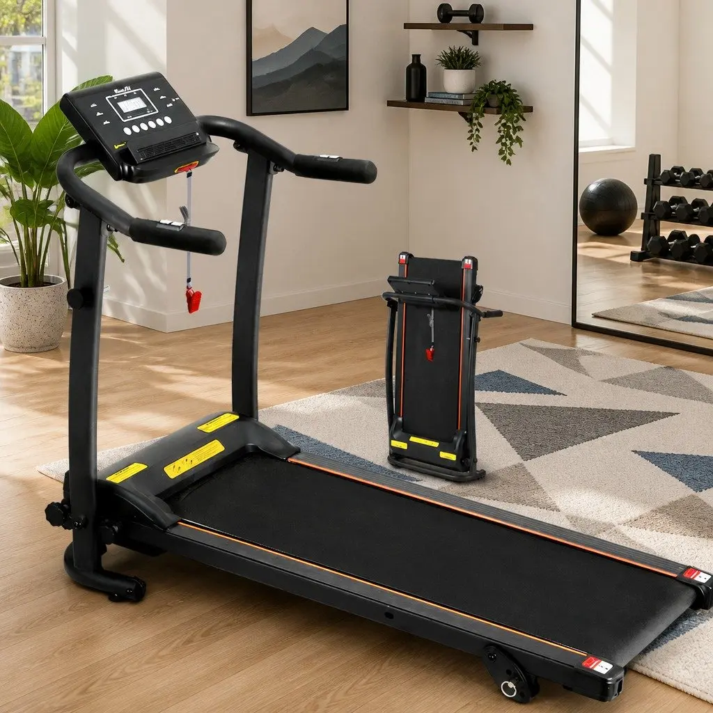 Electric Treadmill with 12 Fitness Programs