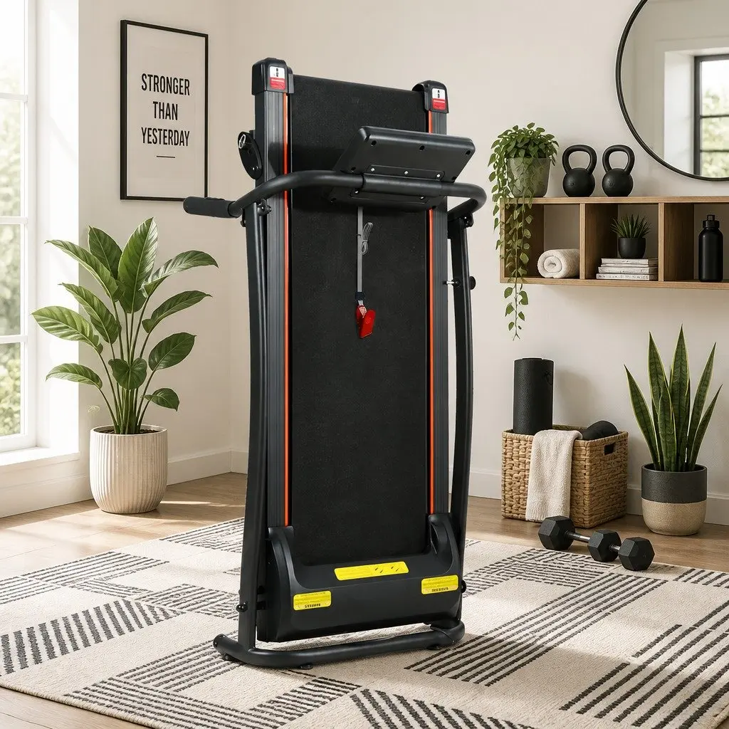 Electric Treadmill with 12 Fitness Programs