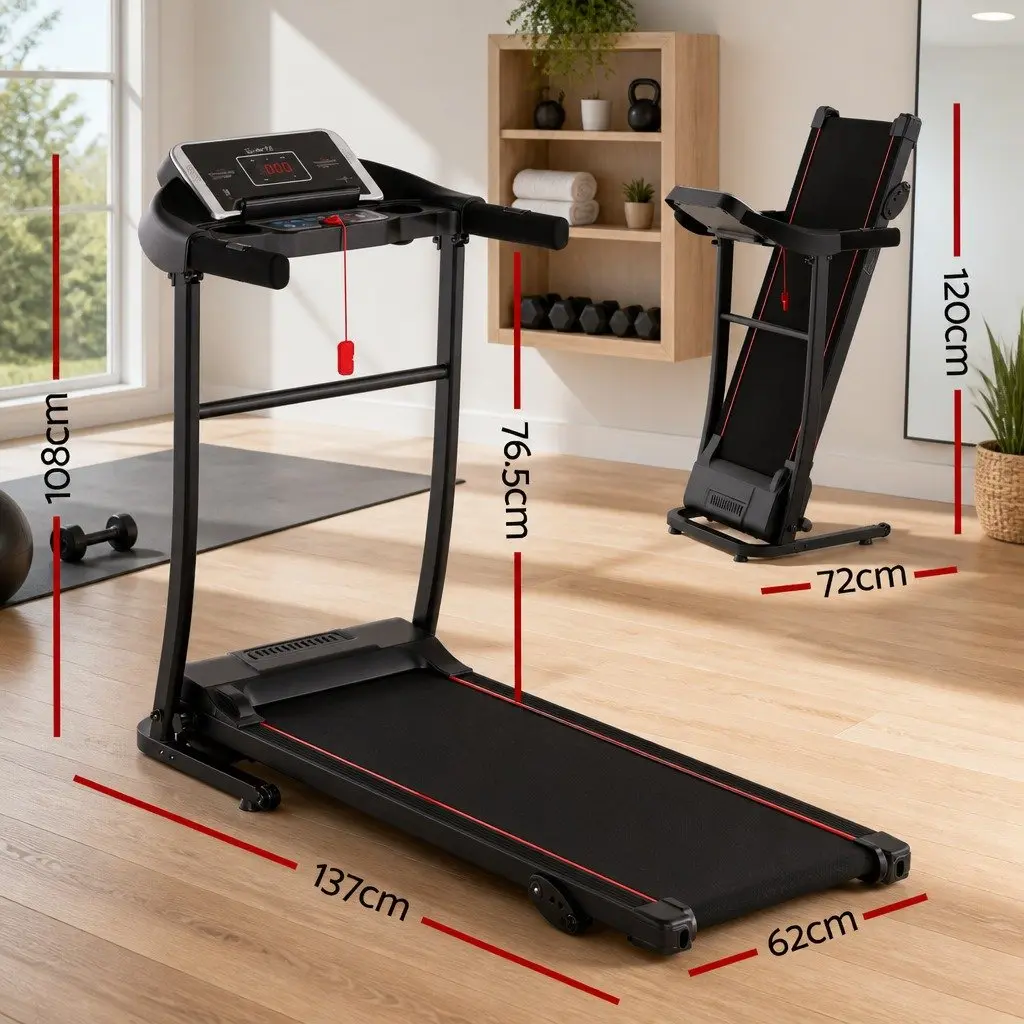 Electric Treadmill for Home Fitness 12km/h Speed
