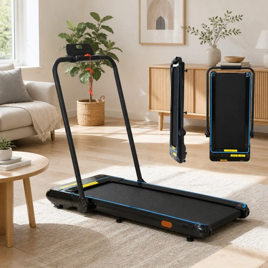 Electric Treadmill Walking Pad Under Desk Home Gym Fitness 420mm Belt Remote