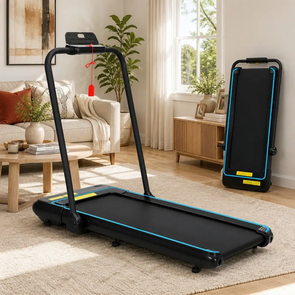 Electric Treadmill Walking Pad Under Desk Home Gym Fitness 420mm Belt Remote
