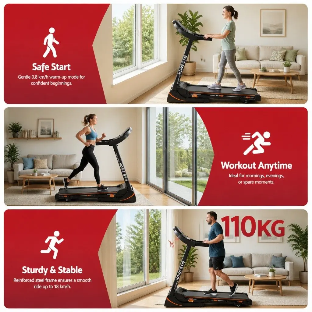 Electric Treadmill for Home Gym