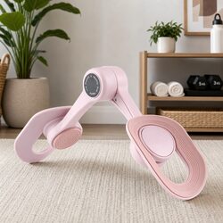 Compact 360° Rotating Thigh Master Leg Toner - Pink
