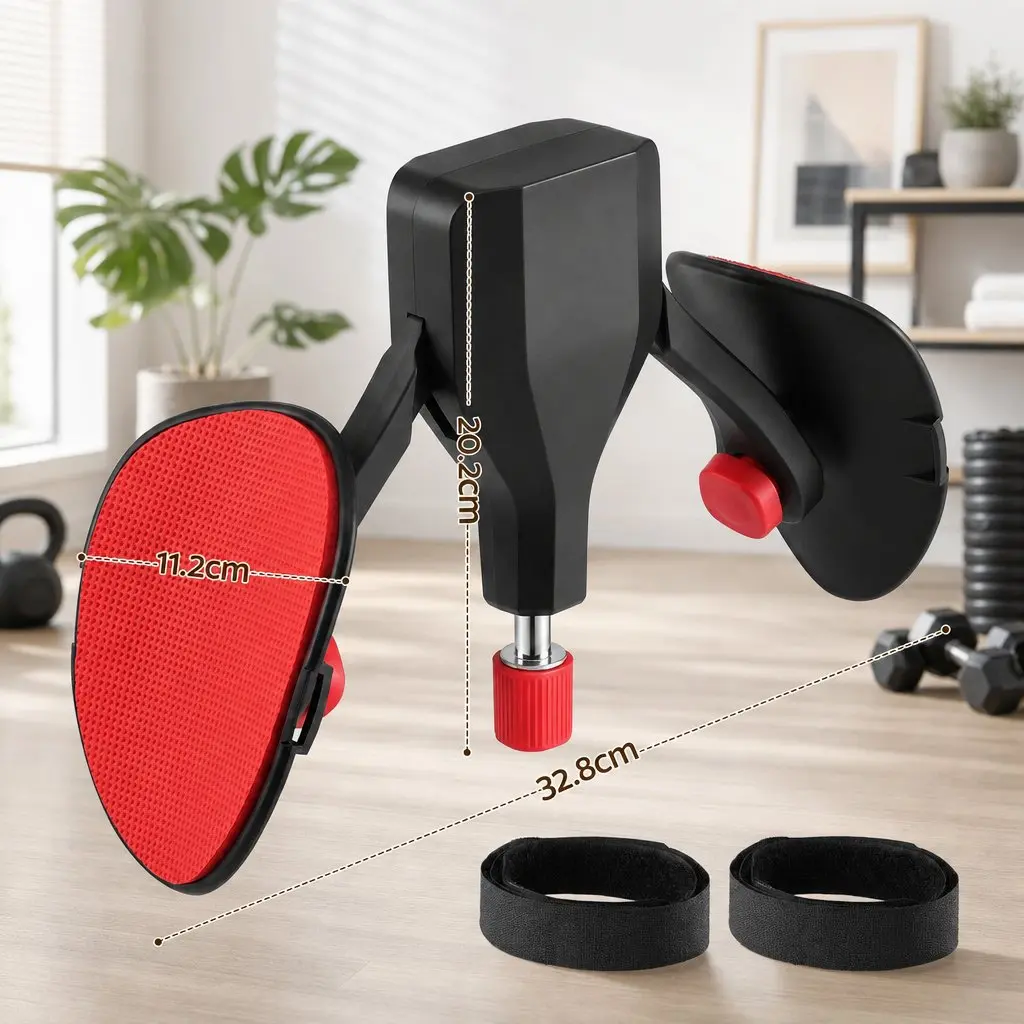 Pelvic Floor Trainer Plastic 35kg Adjustable Black Red
