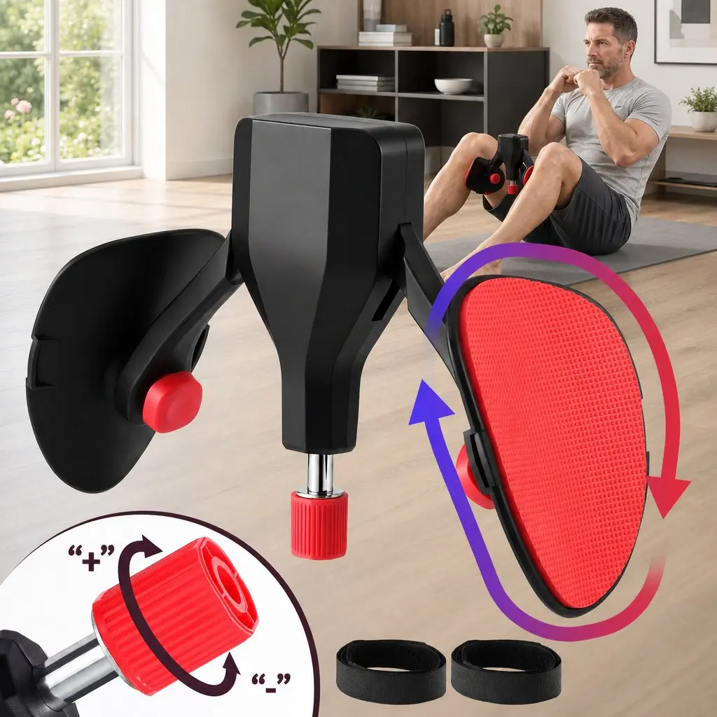 Pelvic Floor Trainer Plastic 35kg Adjustable Black Red