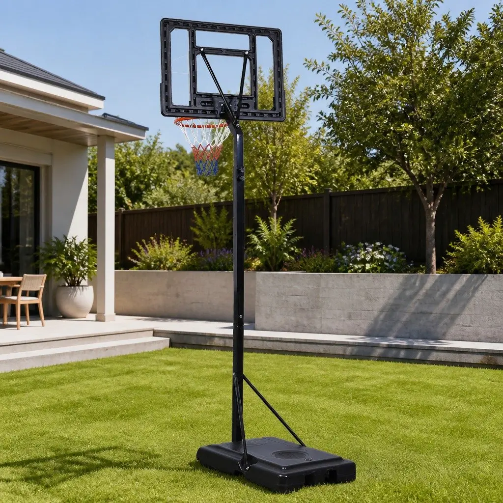 Adjustable Height Basketball Hoop Stand with Wheels