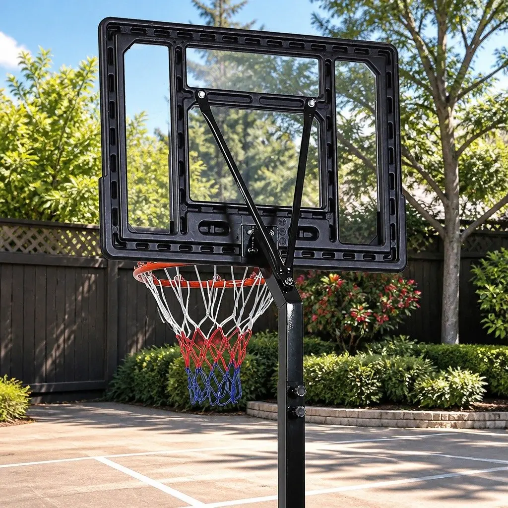 Adjustable Height Basketball Hoop Stand with Wheels