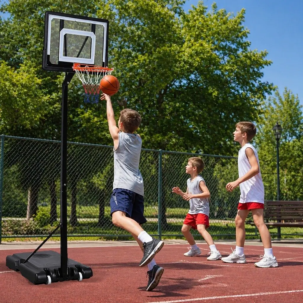 Adjustable Height Basketball Hoop Stand with Wheels