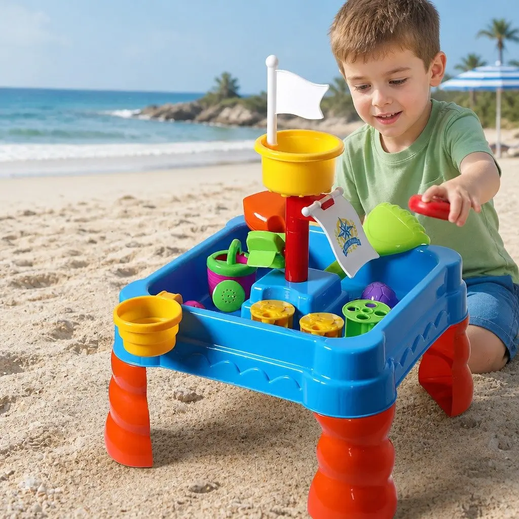 Kids Sand Water Play Table 2-In-1 Activity Set
