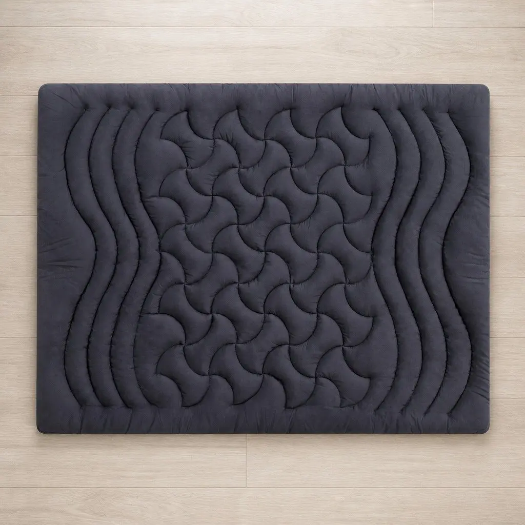 Charcoal 3-Zone Pillowtop Mattress Topper for Double Bed