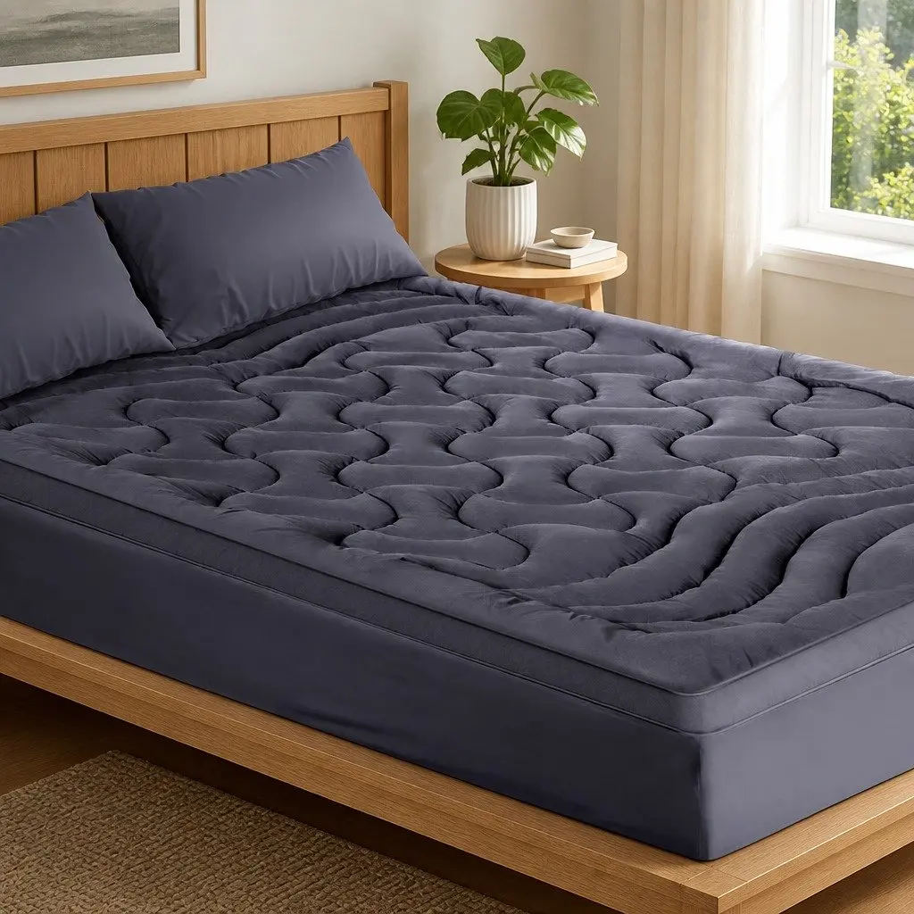 King Pillowtop Mattress Topper with 3-Zone Support