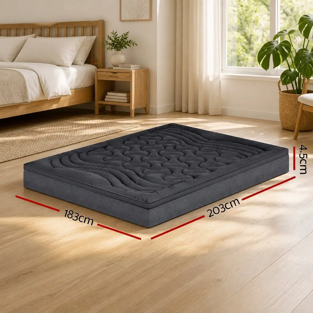 King Pillowtop Mattress Topper with 3-Zone Support