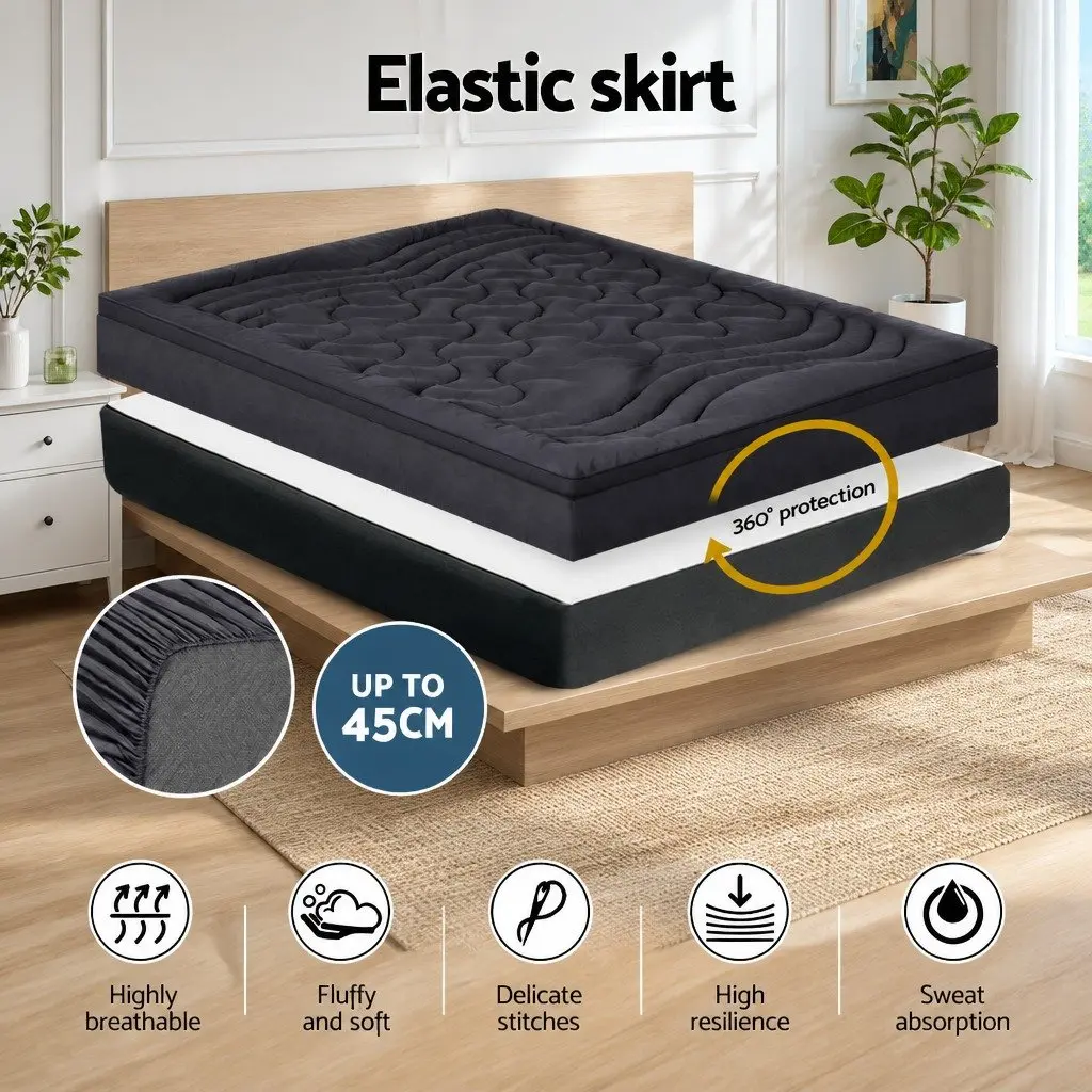 Pillowtop Mattress Topper with 3-Zone Comfort System