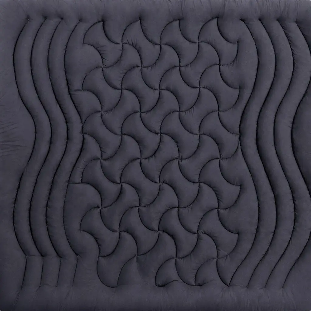 Mattress Topper Microfibre 1000GSM Single 190cm x 90cm Charcoal
