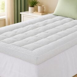 Premium Pillowtop Mattress Topper 11cm Thick Bamboo King Single